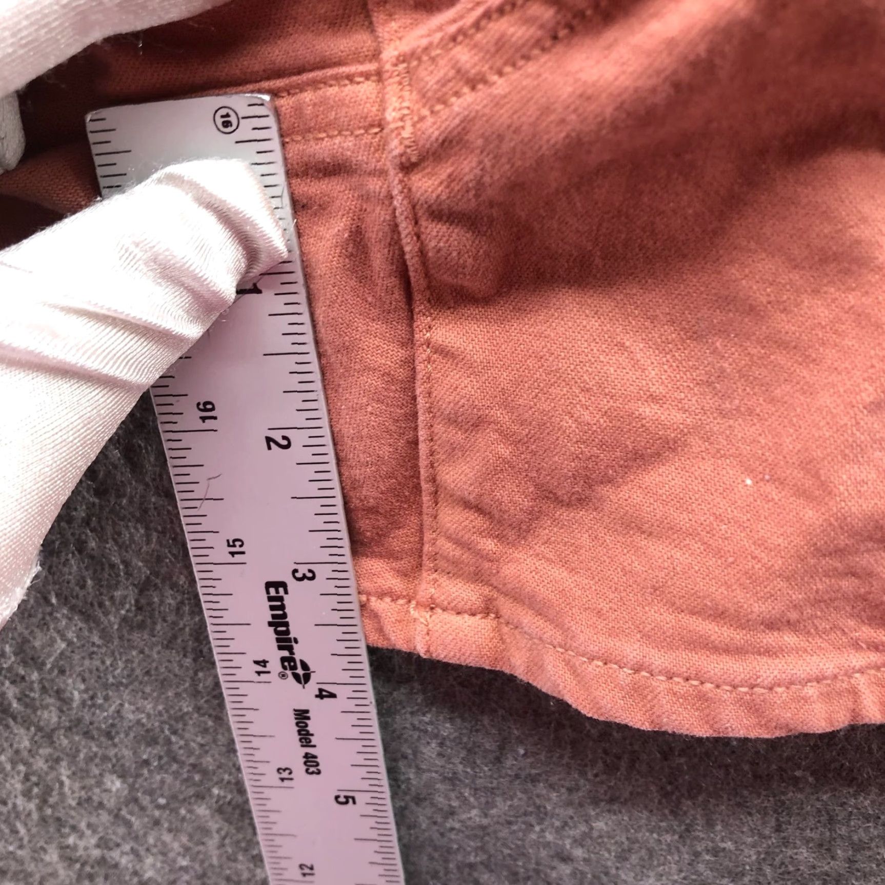 Madewell Madewell Denim Shorts Womens 24 Dried Rose Peach Pink 5-Pocket Regular Mid Rise Size 42" / US 20 - 5 Thumbnail