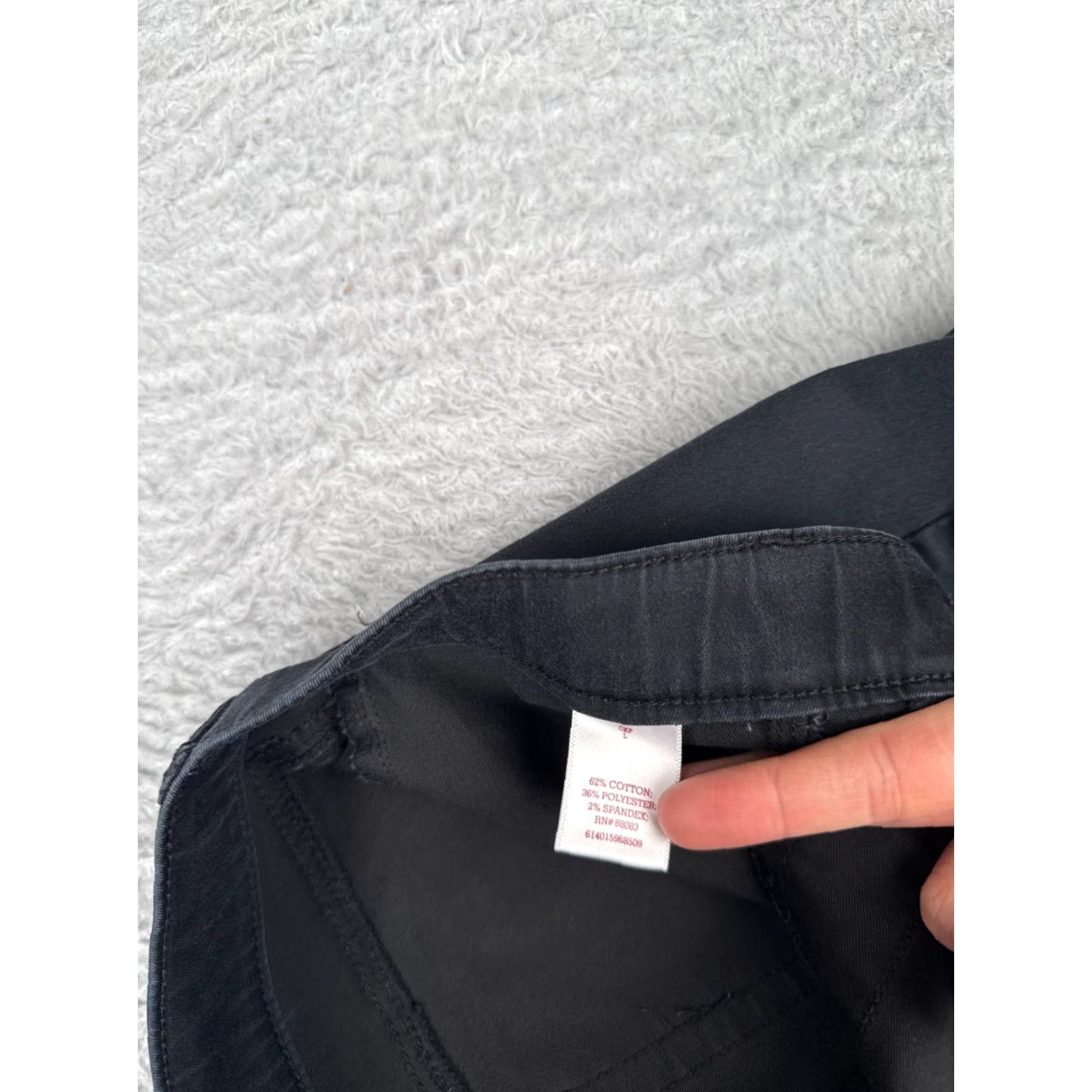 Vintage SO Jeans Womens Black Denim Skinny Pull-on 34x28 Regular Mid Rise 5-Pocket Embroidered Cotton Blend Jeans Men’s? Size 36" / US 14 / IT 50 - 6 Thumbnail