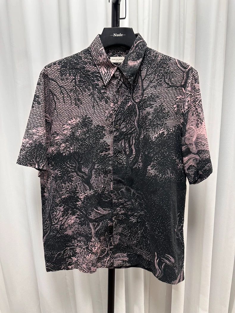 Dries Van Noten Dries Van Noten Oil Painting Shirt 2502-Nextarrow Size US S / EU 44-46 / 1 - 1 Thumbnail