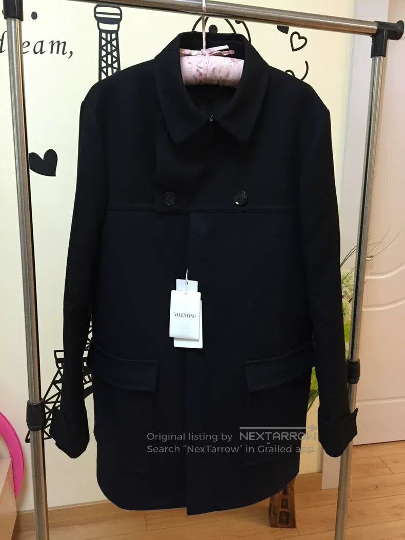 Valentino Valentino Patchwork wool sheepskin coat Size L / US 10 / IT 46 - 1 Thumbnail