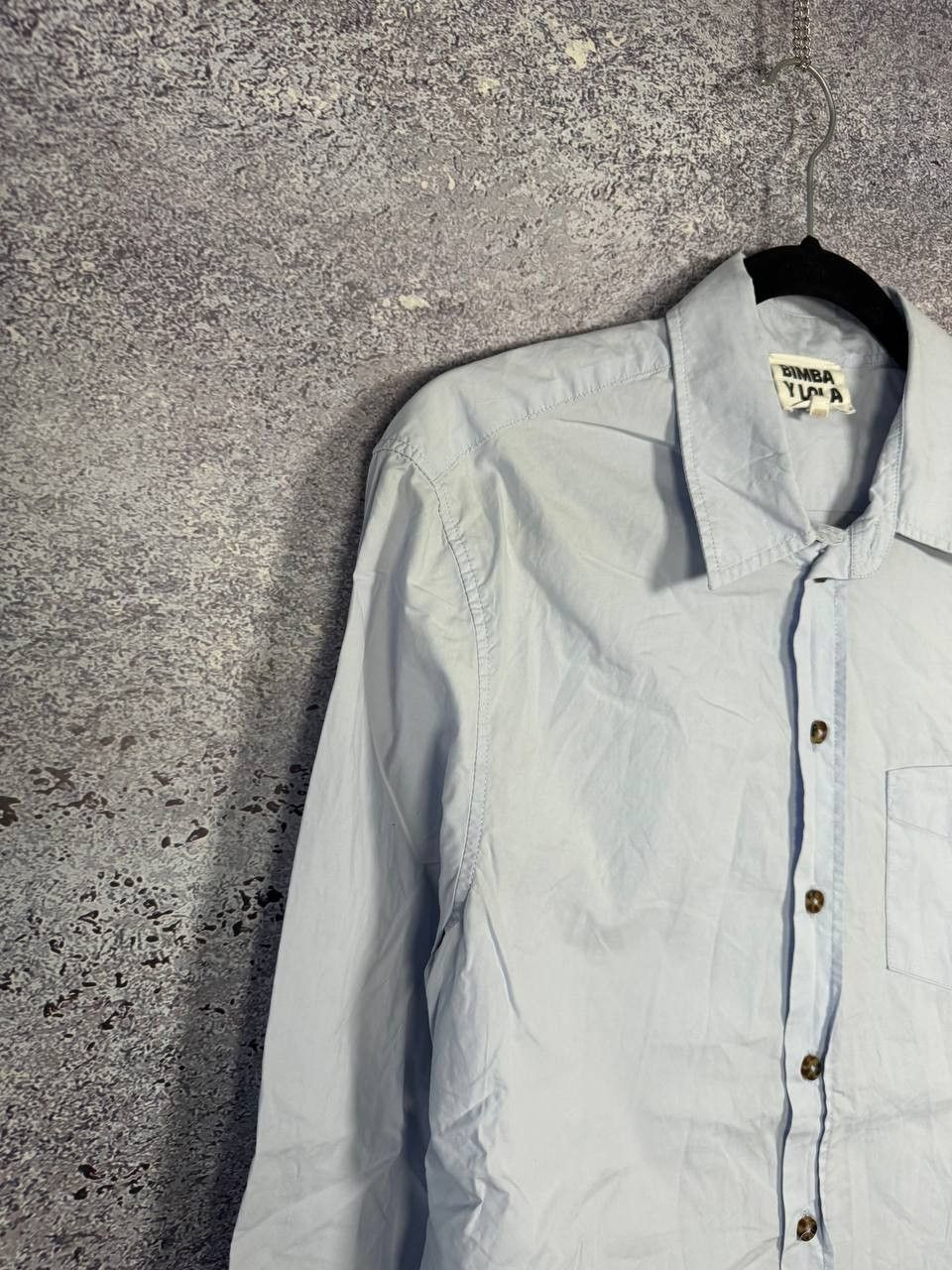 Designer × Japanese Brand × Vintage Bimba y Lola Blue Shirt Button Up Oldmoney Small Size US S / EU 44-46 / 1 - 5 Thumbnail