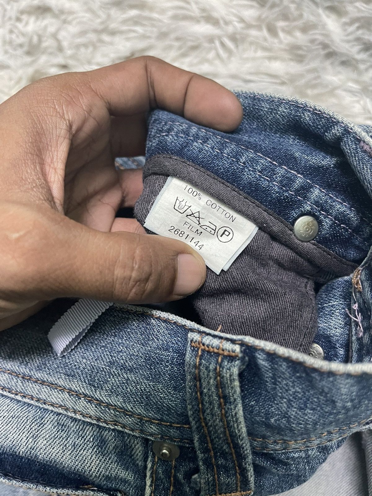 Japanese Brand 2000s HYSTERIC GLAMOUR INSPIRED BRAND SOY DISTRESSED DESIGN Size US 29 - 13 Thumbnail