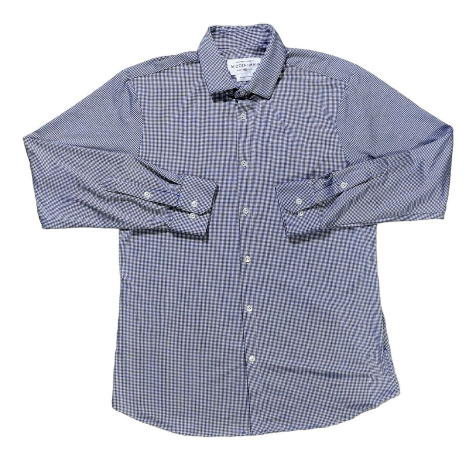 Mizzen & Main Spinnaker Collection Mens Button Up Shirt XL