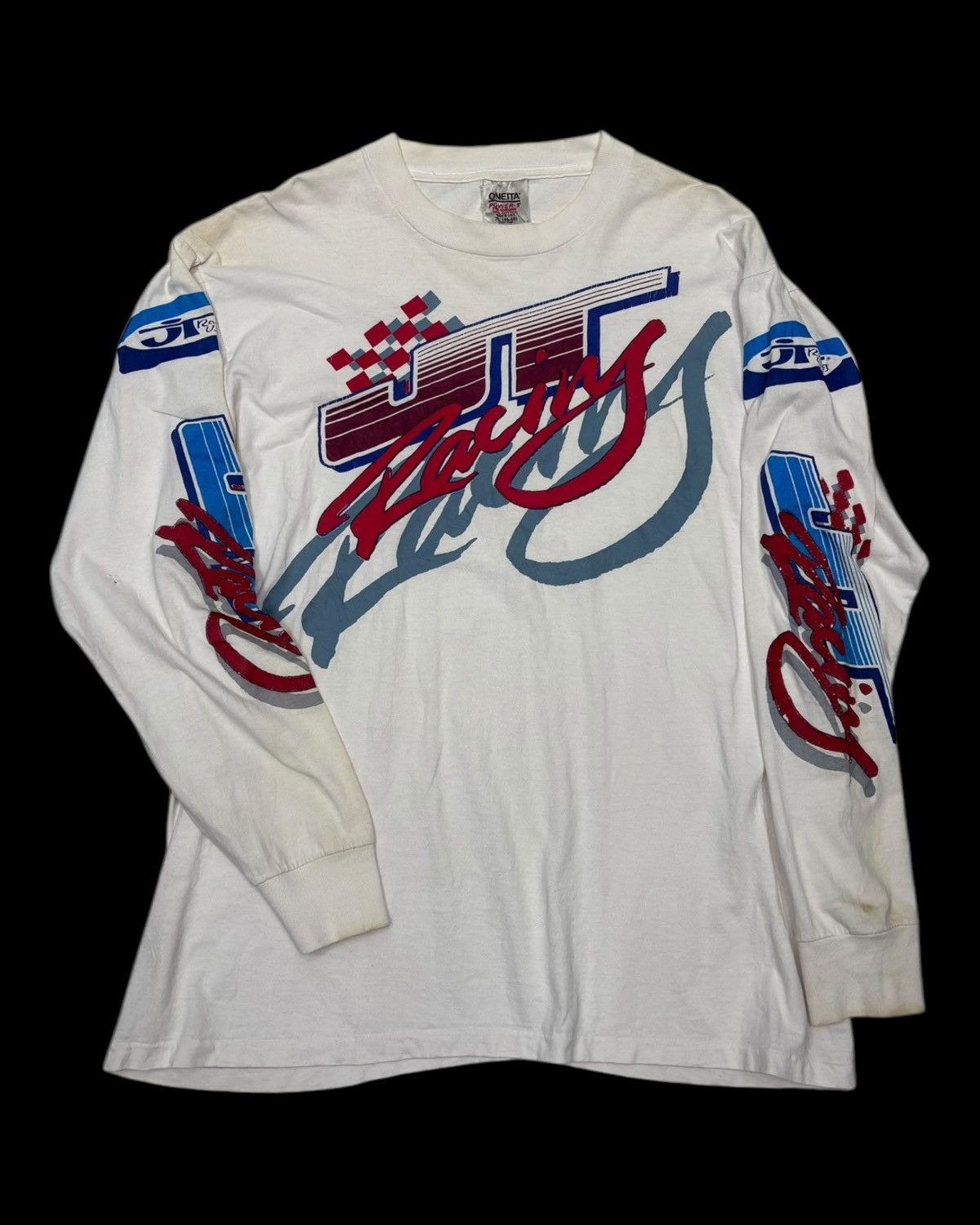 Vintage 🔥VINTAGE JT RACING USA LONGSLEEVE SHIRT Size US L / EU 52-54 / 3 - 1 Thumbnail