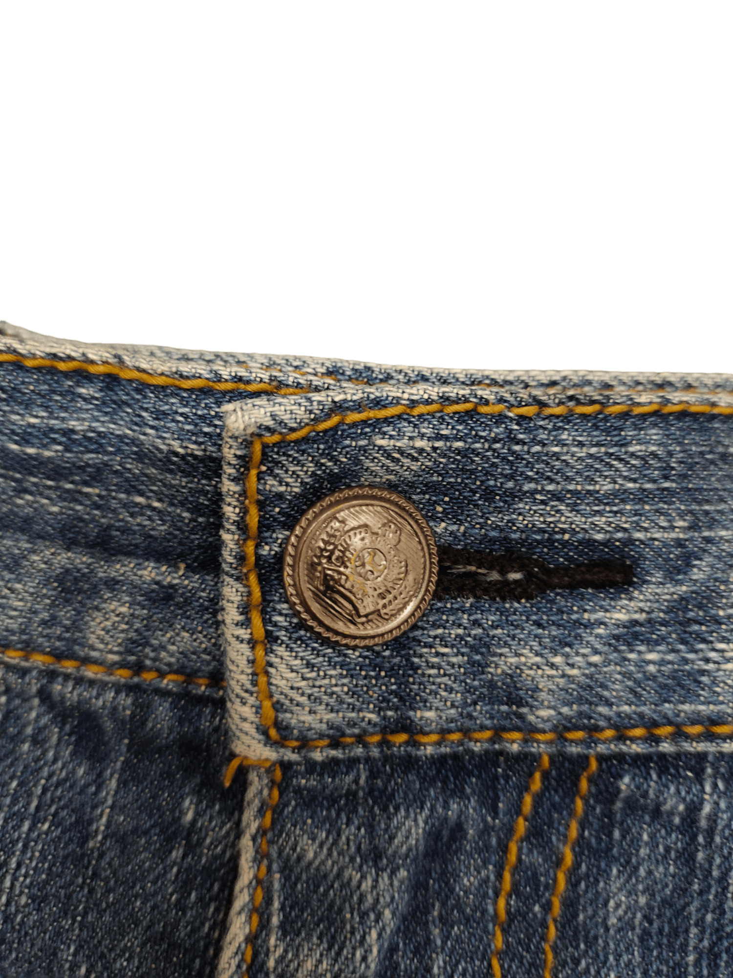 If Six Was Nine Flare Jeans Six Star Clawmark Distress Faded Denim Bootcut Size US 32 / EU 48 - 15 Thumbnail