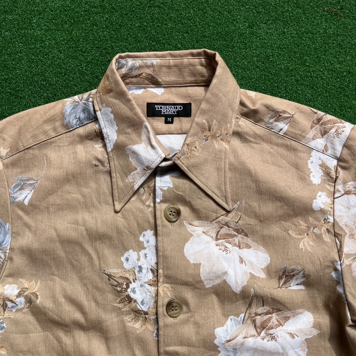 Tornado Mart Slim floral shirt Size US M / EU 48-50 / 2 - 2 Thumbnail