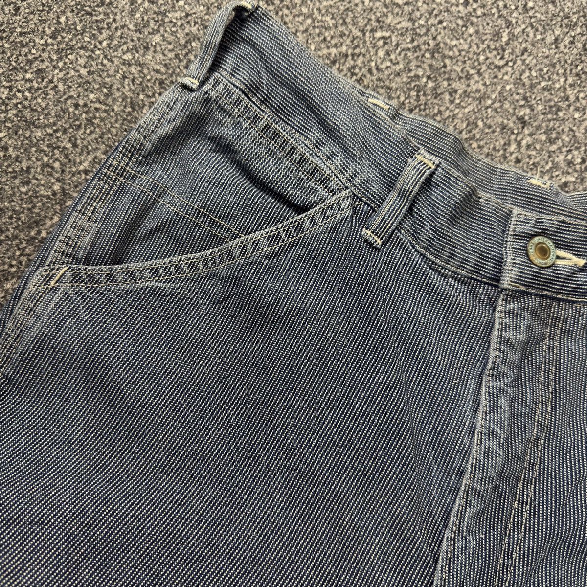 Japanese Brand Vintage 90s Blue Way Carpenter Pants y2k Style Size US 32 / EU 48 - 13 Thumbnail