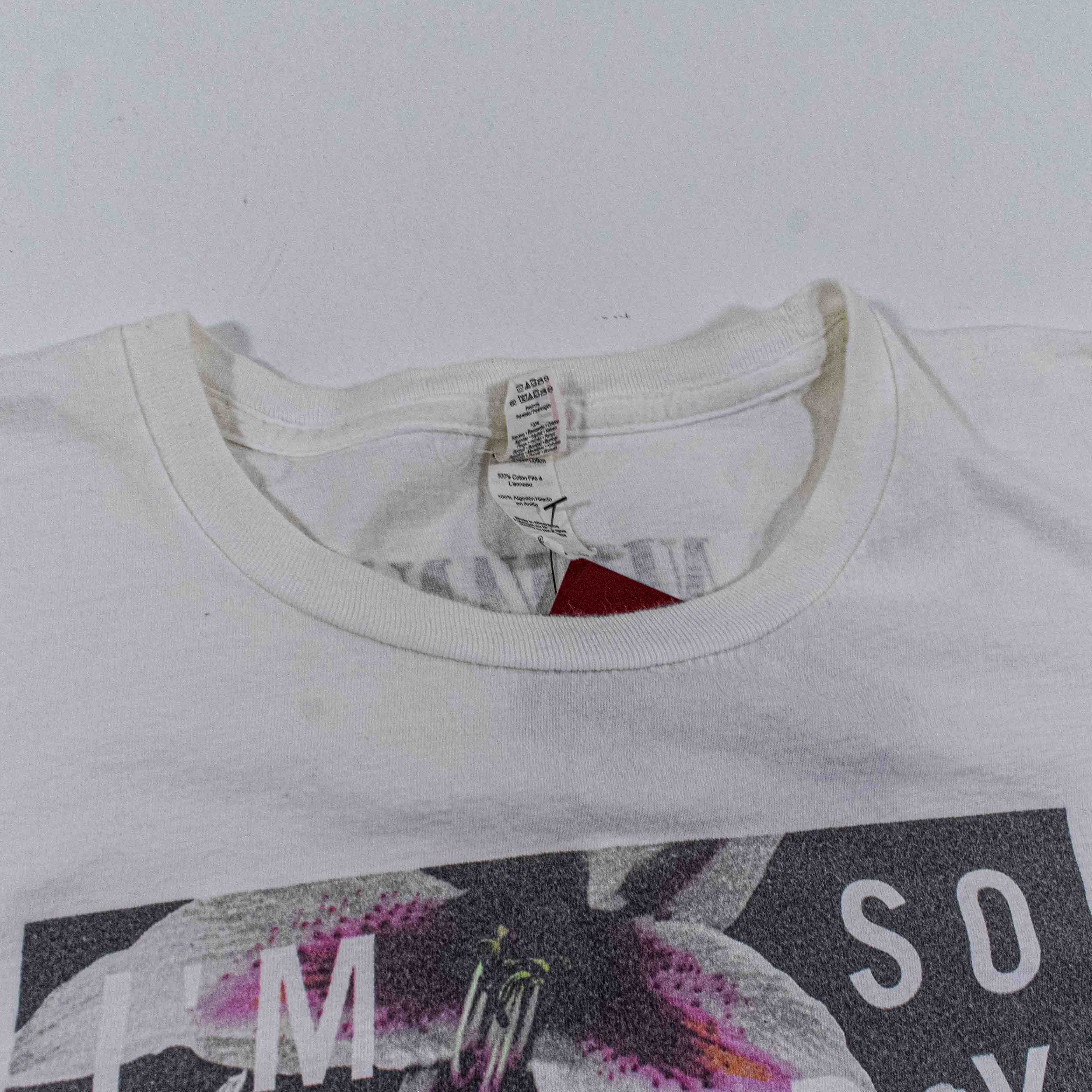 Nirvana Nirvana I’m So Happy T-Shirt 2015 Lithium Lyrics Grunge Rock Size US L / EU 52-54 / 3 - 6 Thumbnail