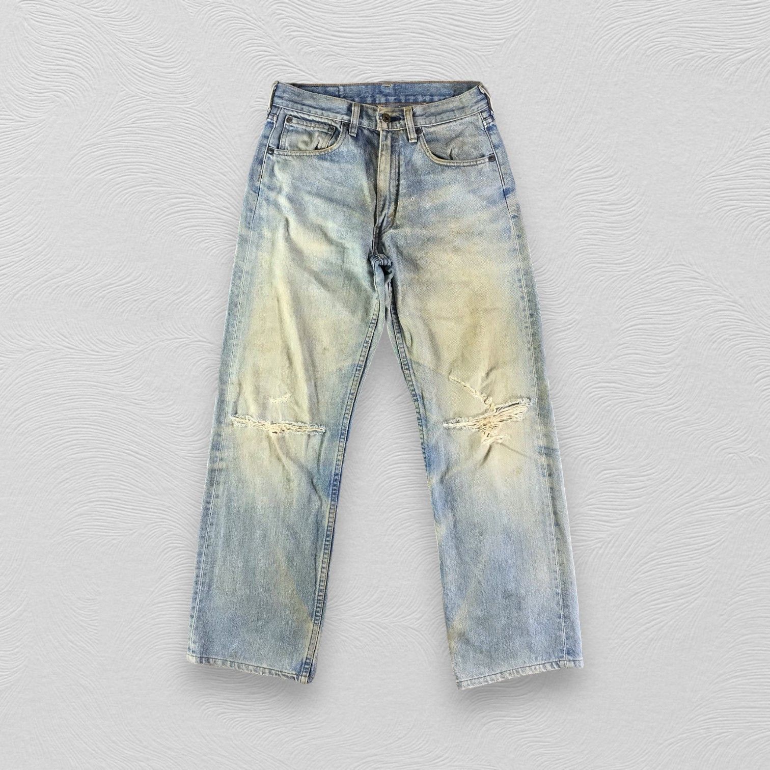 image of Distressed Denim x Levis Vintage Levis 503 Redline Jeans Dirty Wash Denim in Blue, Men's (Size 29)