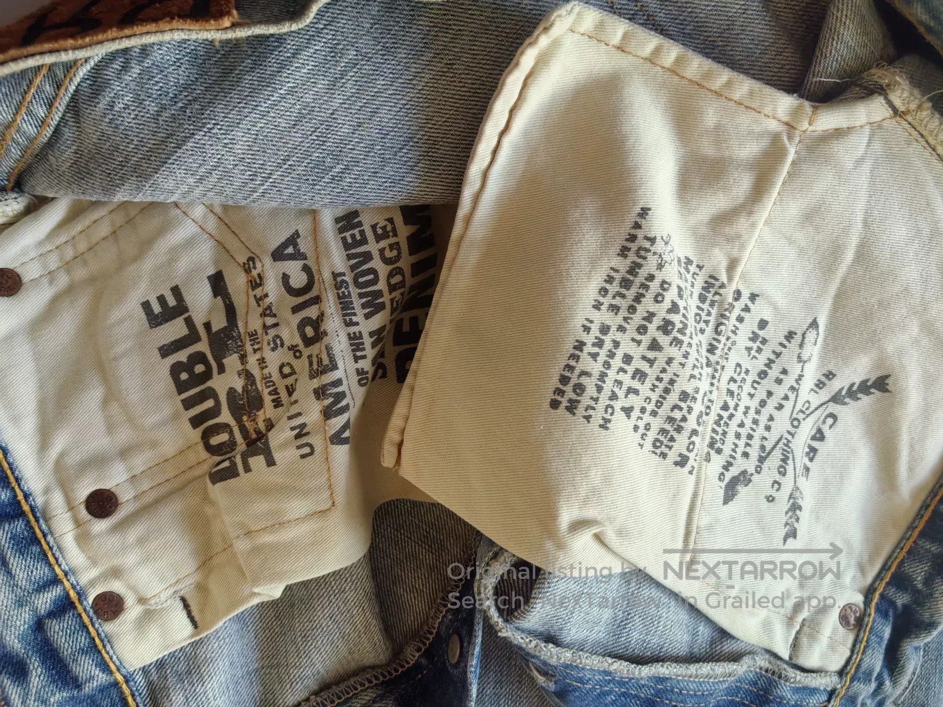 RRL Ralph Lauren classic straight leg ice blue jeans. Size US 32 / EU 48 - 6 Thumbnail