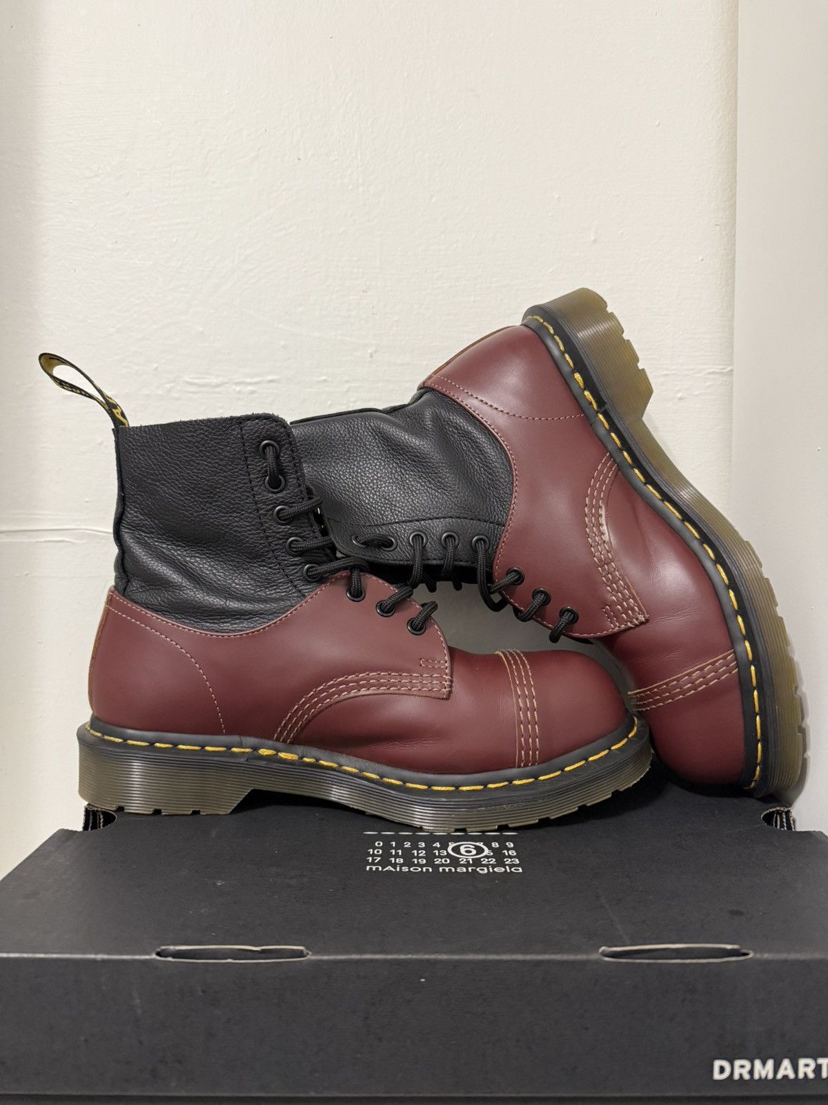 Dr. Martens × MM6 Maison Margiela x Dr Martens 1460 Boots Size US 8 / EU 41 - 5 Thumbnail