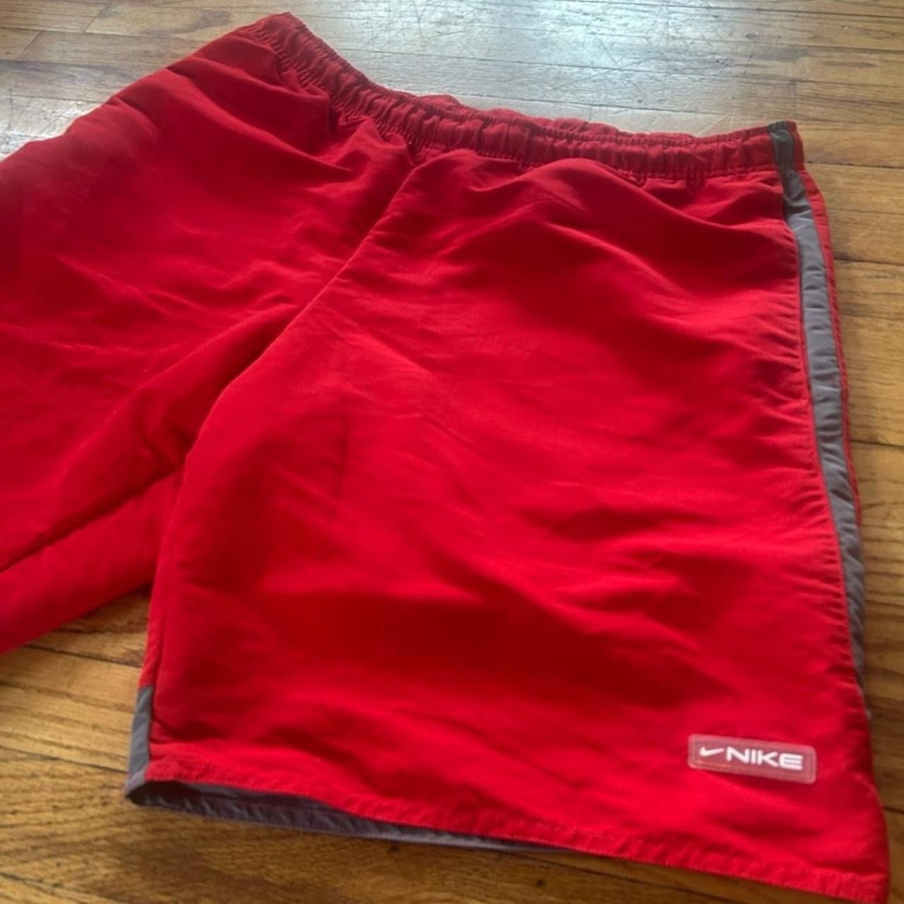 Nike Vintage Y2K Nike Rubber Applique Athletic Shorts Size US 36 / EU 52 - 2 Thumbnail
