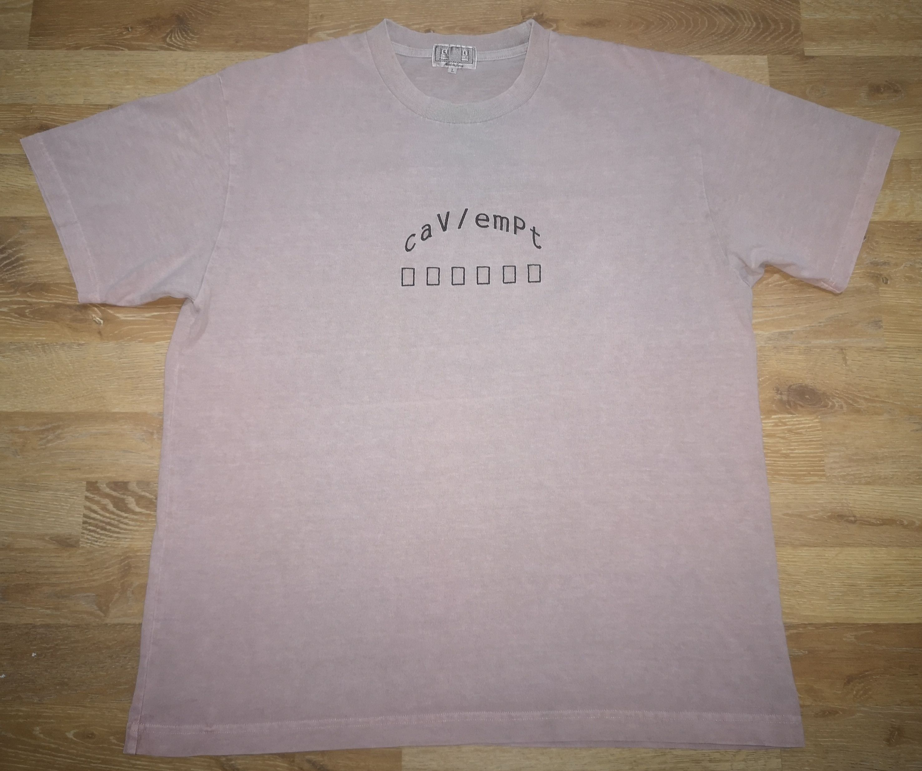 Cav Empt × Japanese Brand Distressed Toby Feltwell Cav Empt C.E. Japan Embroidered Tee Size US L / EU 52-54 / 3 - 1 Thumbnail