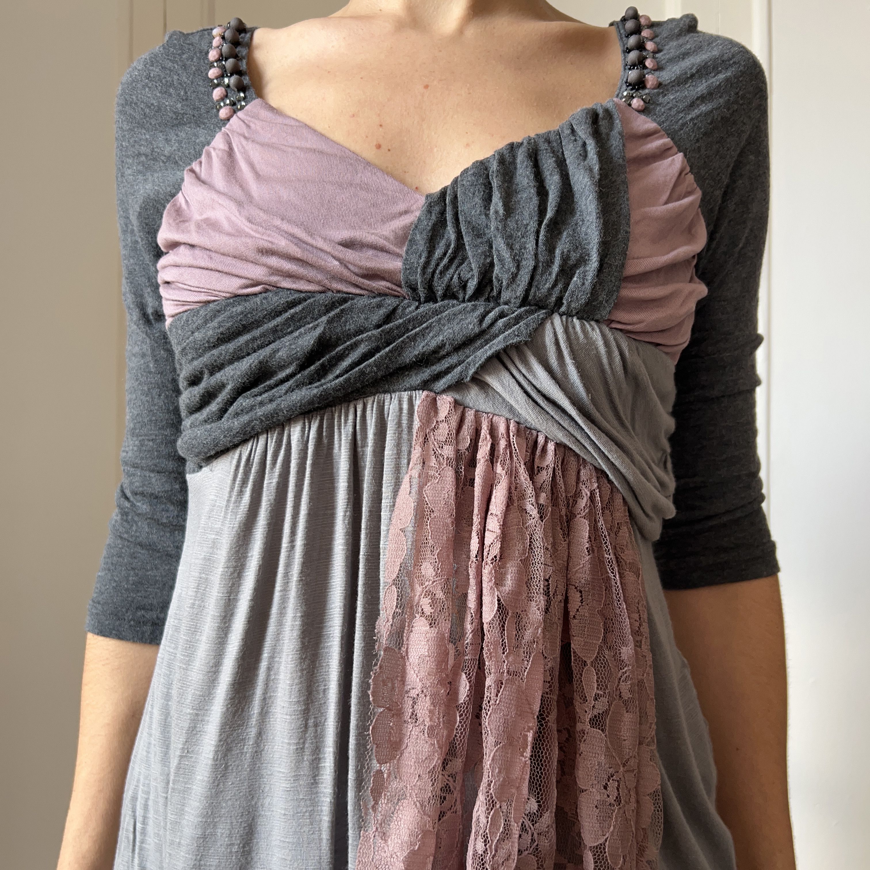 Vintage Vintage Derhy Boho Tunic Top Size M / US 6-8 / IT 42-44 - 3 Thumbnail
