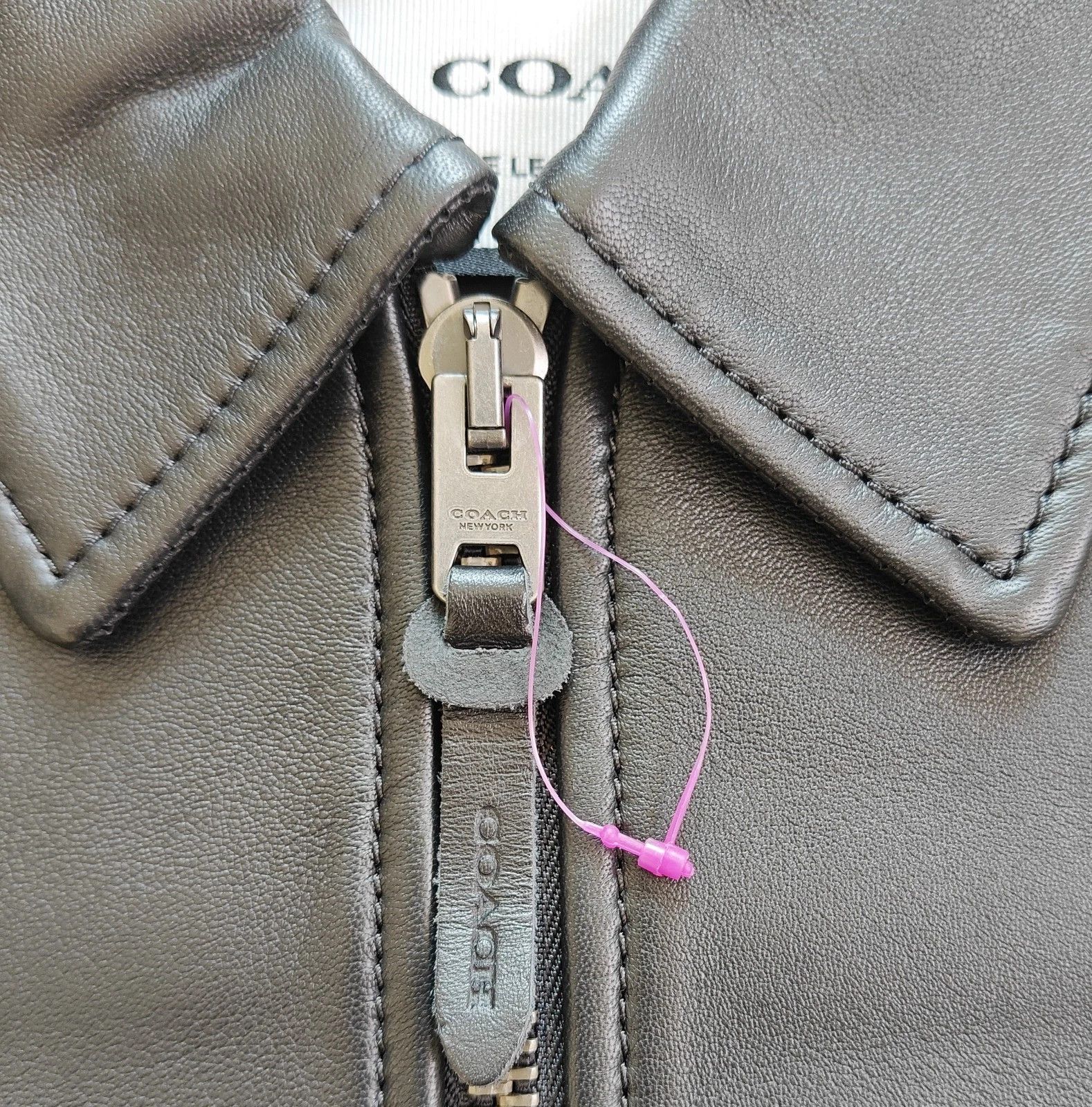 Coach Coach Leather Jacket FTP 5063 Size US XS / EU 42 / 0 - 2 Thumbnail