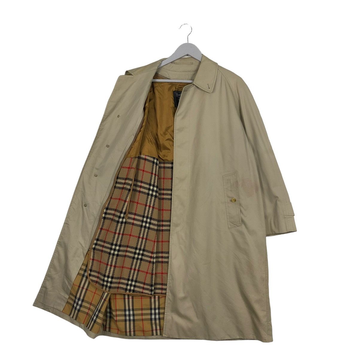 Burberry 90s Grey Trenchcoat