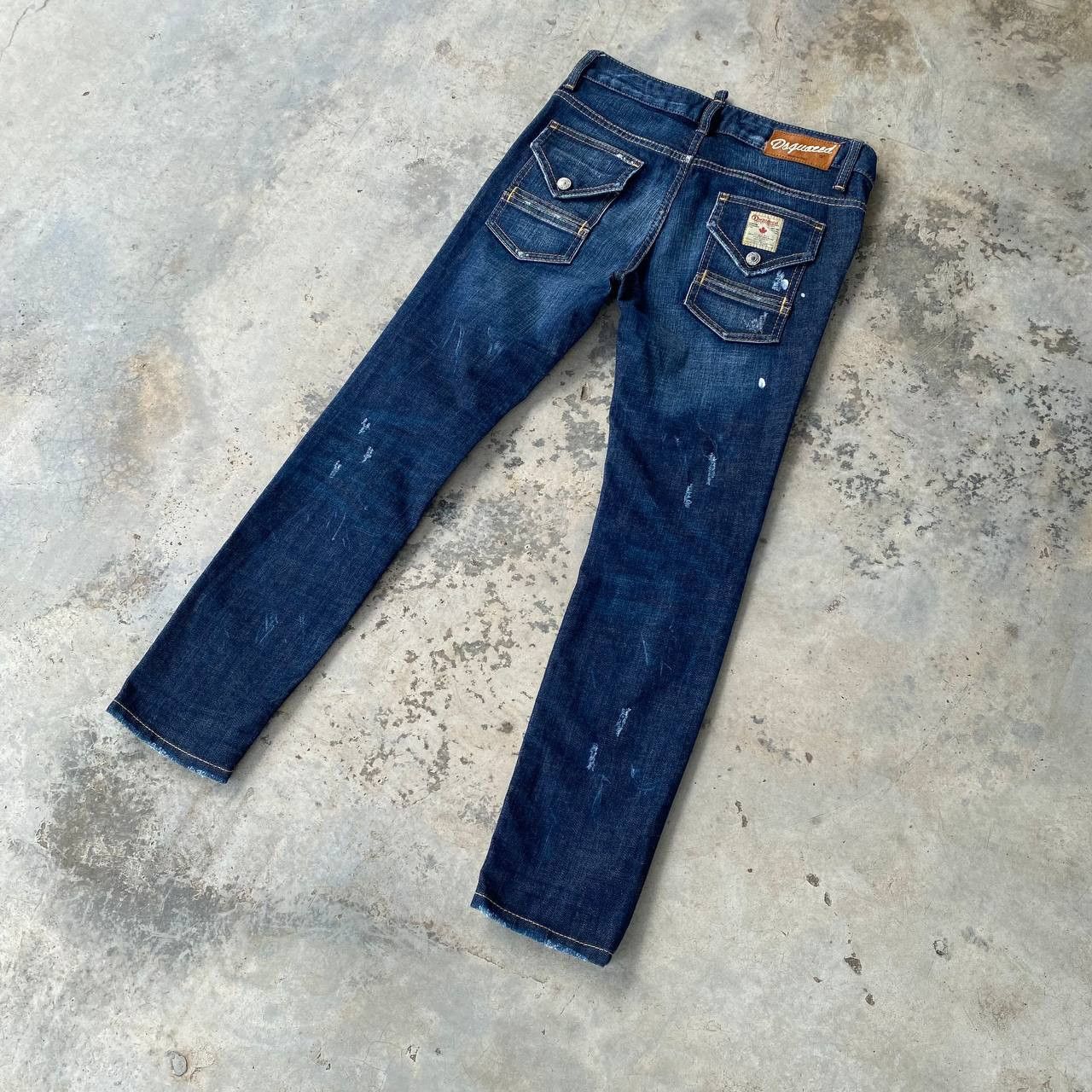 Dsquared2 DSQUARED2 DISTRESSED PAINTED JEAN SIZE 36 MADE IN ITALY Size 30" / US 8 / IT 44 - 5 Thumbnail