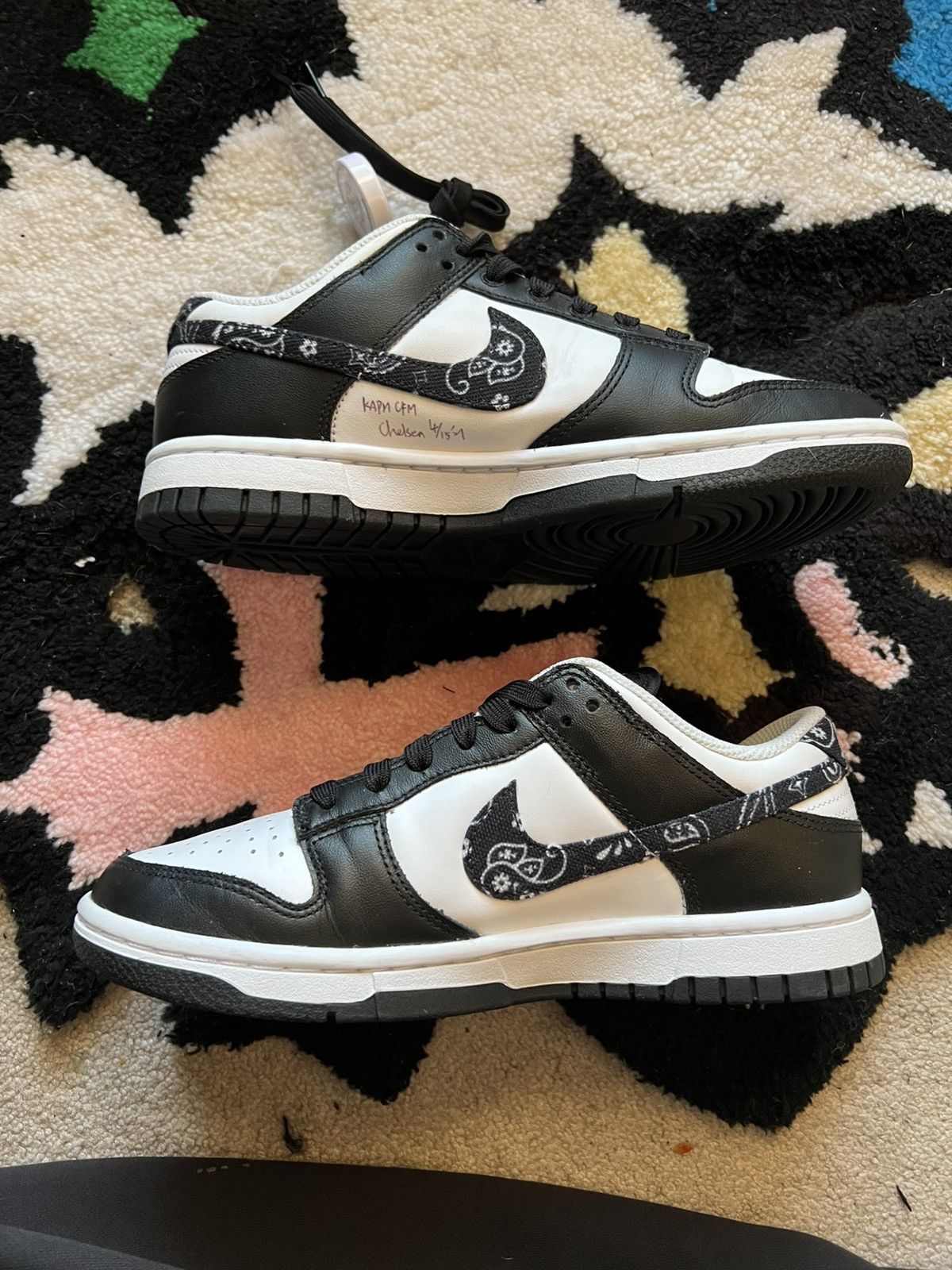 Nike SAMPLE paisley dunk sz7 women’s Size US 7 / IT 37 - 2 Thumbnail