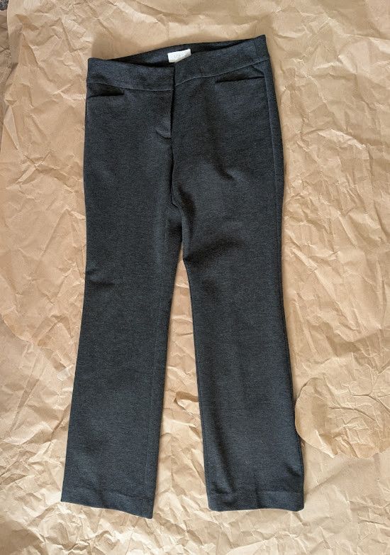 Loft Ann Taylor Loft women's Charcoal Grey dress trousers Size 28" / US 6 / IT 42 - 5 Thumbnail