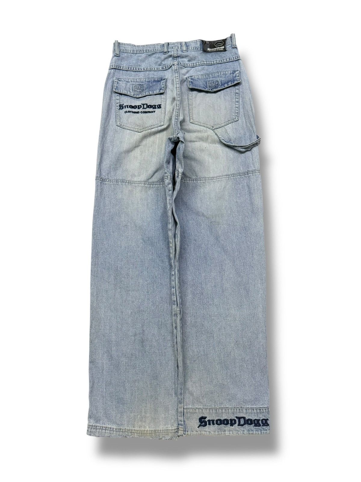 Snoop Dogg Vintage Snoop Dogg Clothing Company Baggy Distressed Denim Size US 31 - 3 Thumbnail