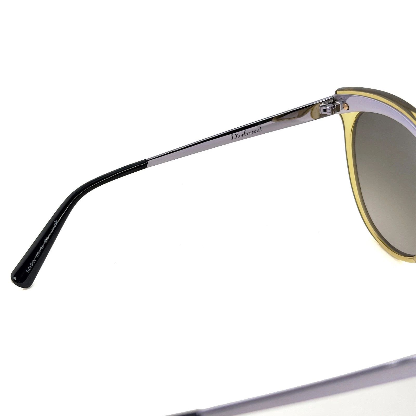Christian Dior Monsieur CHRISTIAN DIOR Frozen 1 Transparent Yellow Lilac Sunglasses Size ONE SIZE - 6 Thumbnail