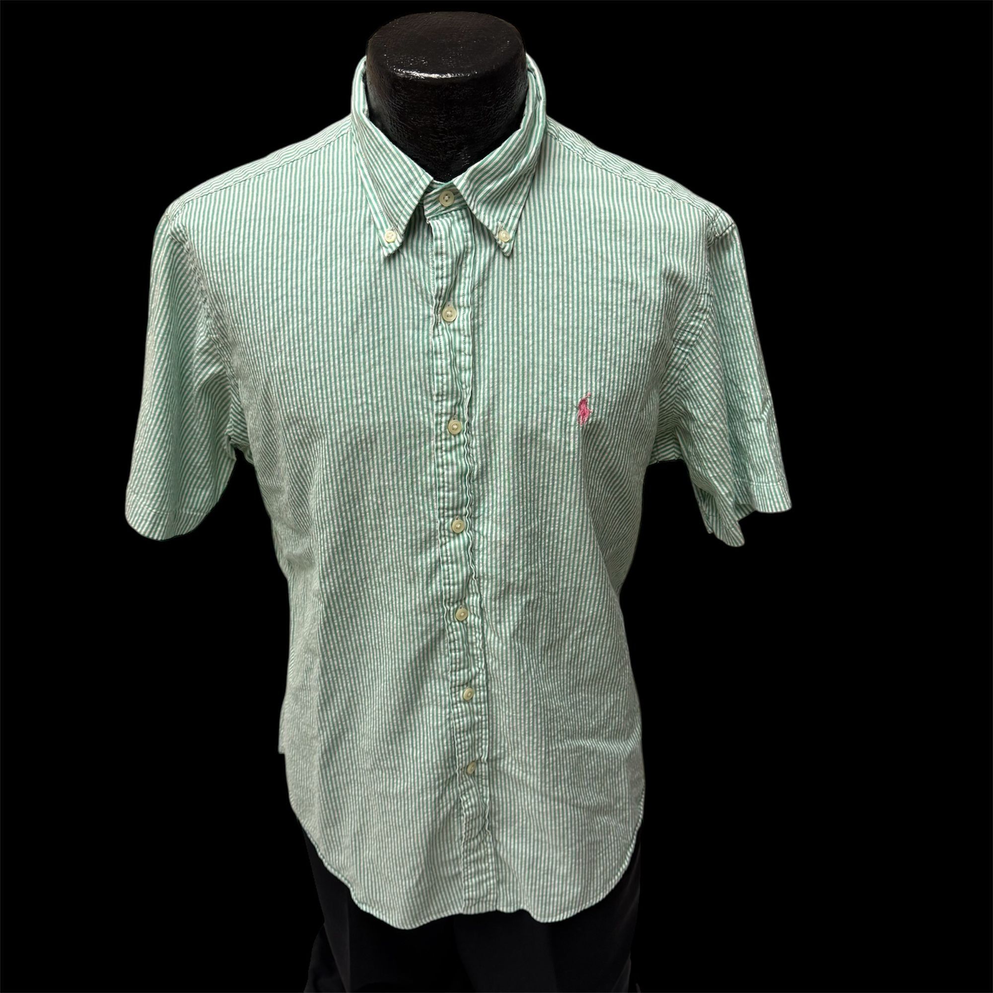 Ralph Lauren Ralph Lauren CUSTOM FIT Stripe Button Up Spring EASTER Shirt Size US L / EU 52-54 / 3 - 1 Thumbnail