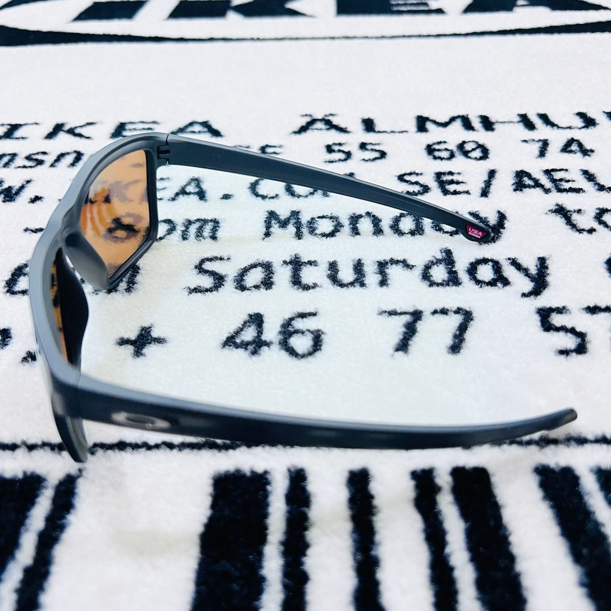 Oakley Oakley Sliver XL 24K Gold Mirror Lens Black Frame Sunglasses Size ONE SIZE - 4 Thumbnail