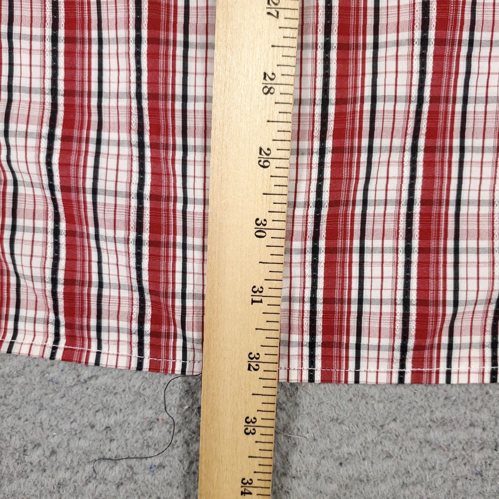 Tommy Hilfiger Tommy Hilfiger Shirt Mens Large Red Plaid Button Up Long Sleeve Casual Size US L / EU 52-54 / 3 - 4 Thumbnail