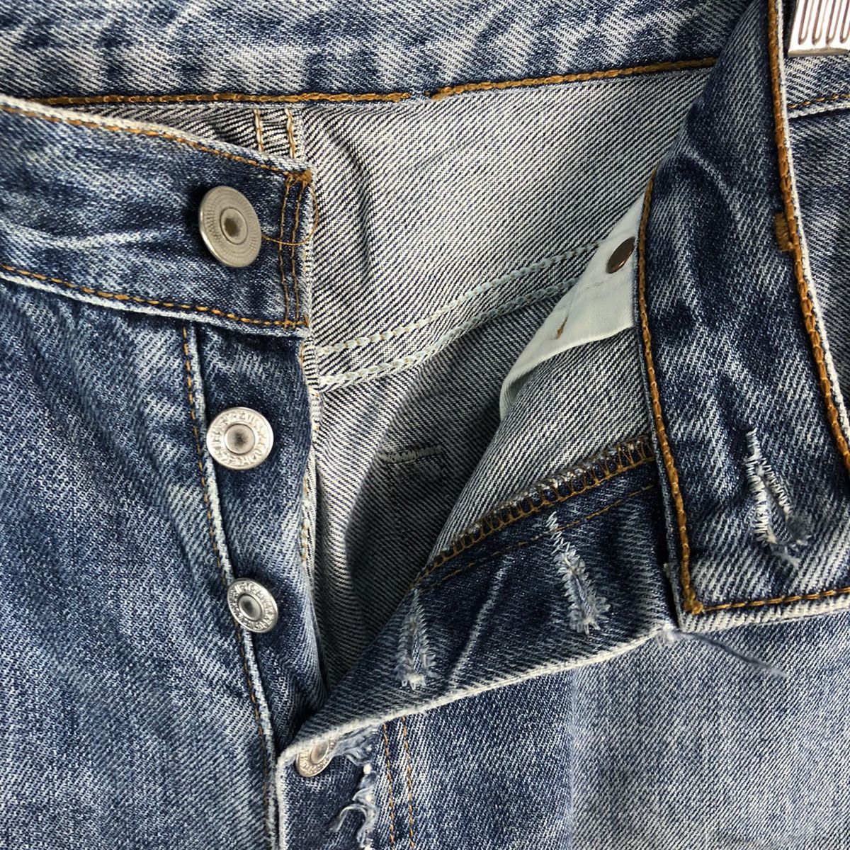 Japanese Brand DL Japan vintage ripped style Blue Denim Pants #C141 Size US 30 / EU 46 - 13 Thumbnail