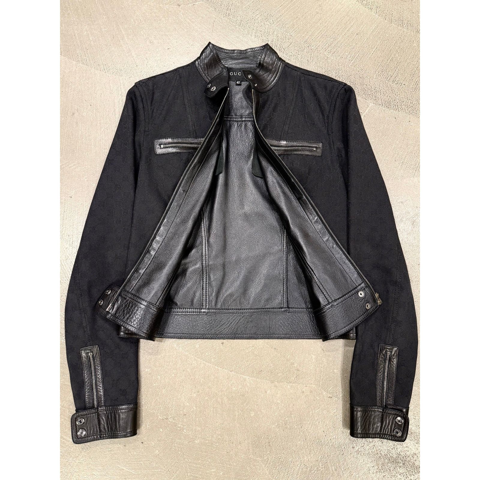 Gucci A/W2000 Gucci by Tom Ford monogram canvas jacket Size M / US 6-8 / IT 42-44 - 3 Thumbnail