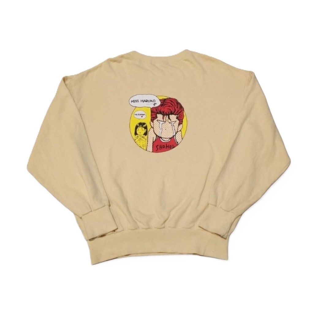Anime Vintage 90s Slam Dunk Shohoku Anime Manga Sweatshirts Boxy Size US L / EU 52-54 / 3 - 2 Thumbnail