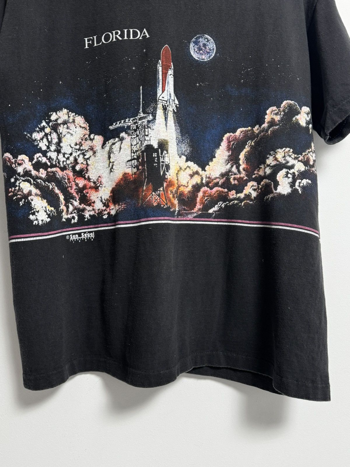 Other Vintage Florida NASA Kennedy Space Over Print Shirt Tee Rare Size US L / EU 52-54 / 3 - 3 Thumbnail