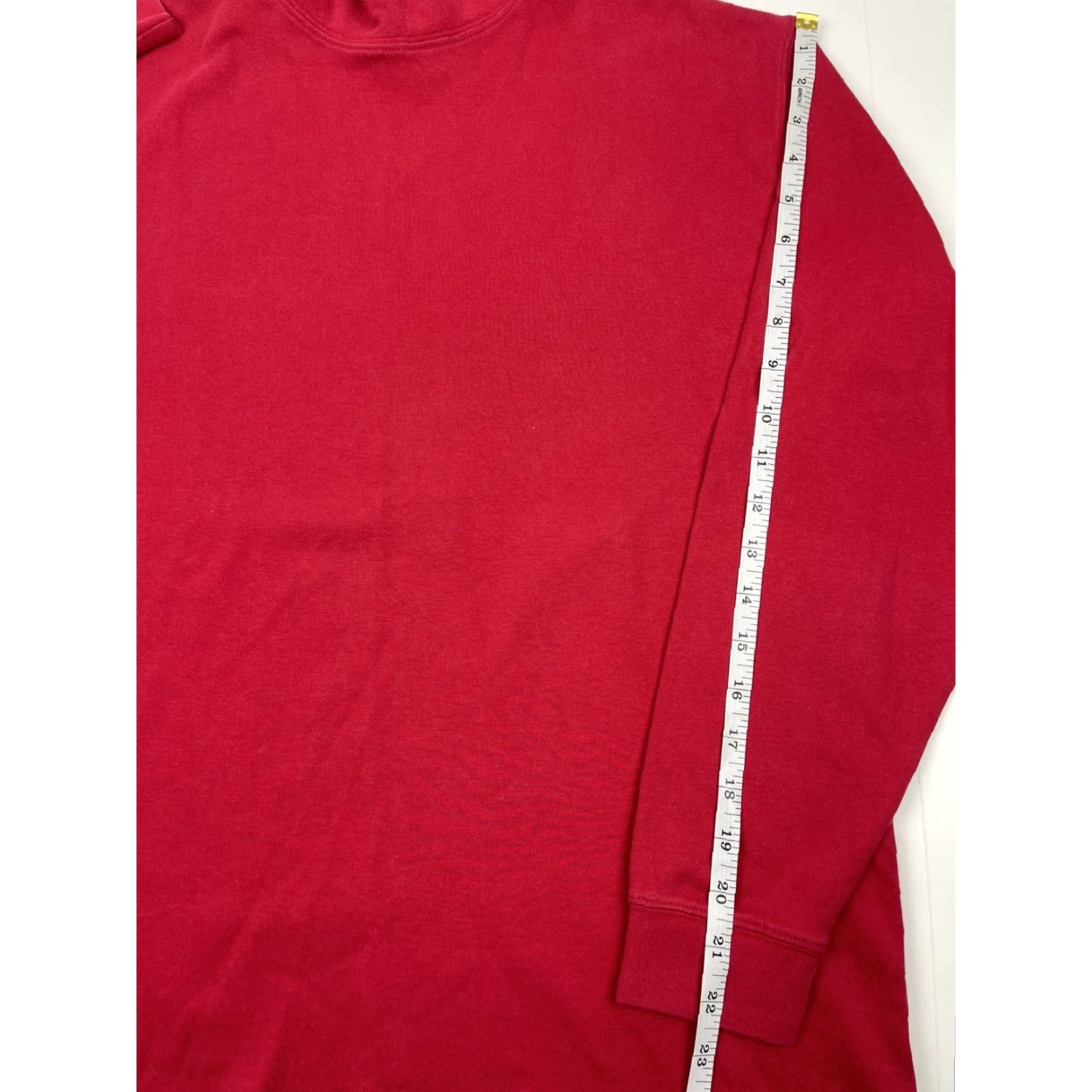 Vintage VINTAGE LL Bean Mens Stretch Mock Neck Long Sleeve Base Layer Shirt Activewear Red L Size US L / EU 52-54 / 3 - 6 Thumbnail