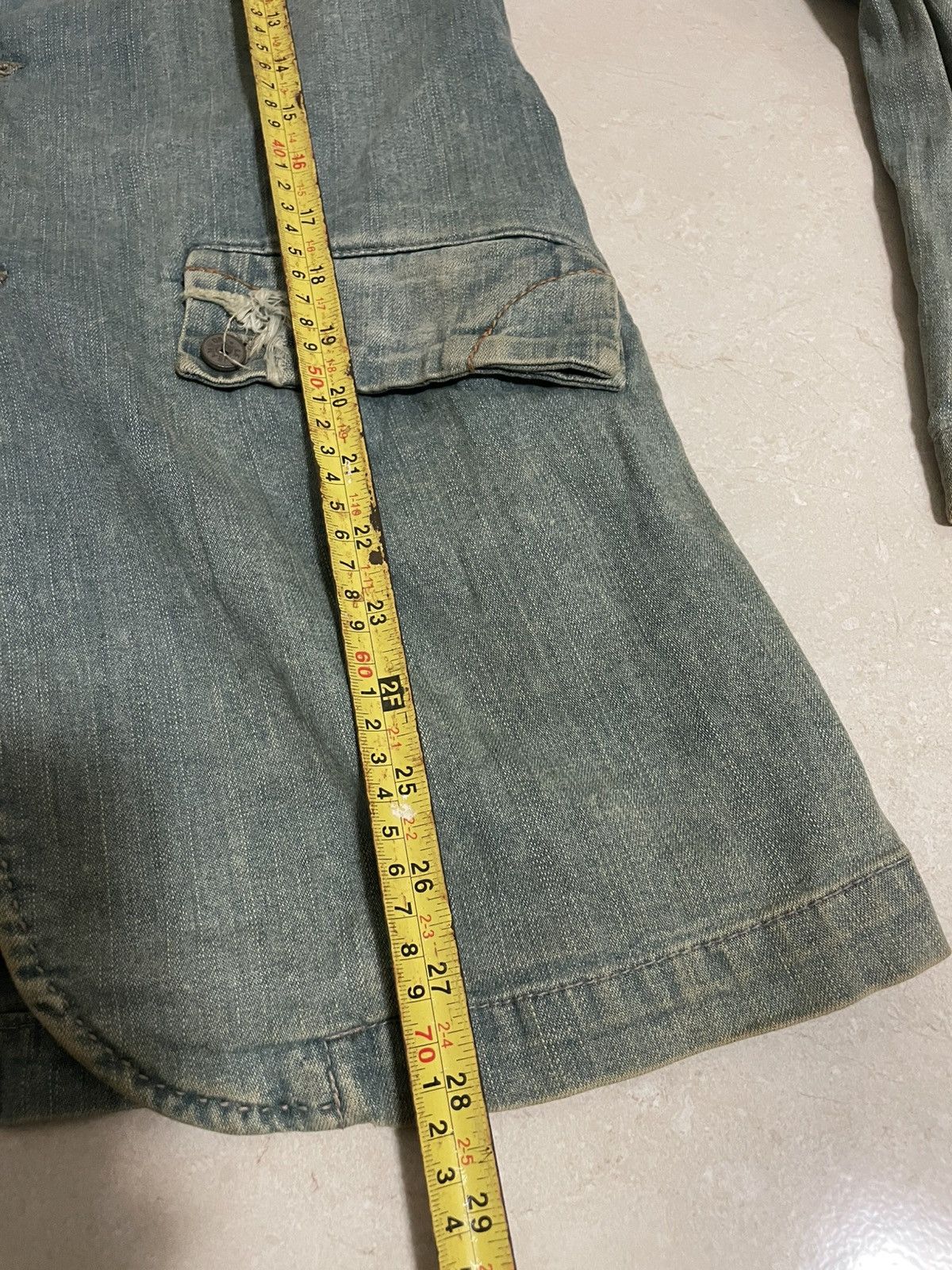 Marithe + Francois Girbaud Marithe Francois Girbaud Denim Jacket Italian Designer Size US M / EU 48-50 / 2 - 12 Thumbnail