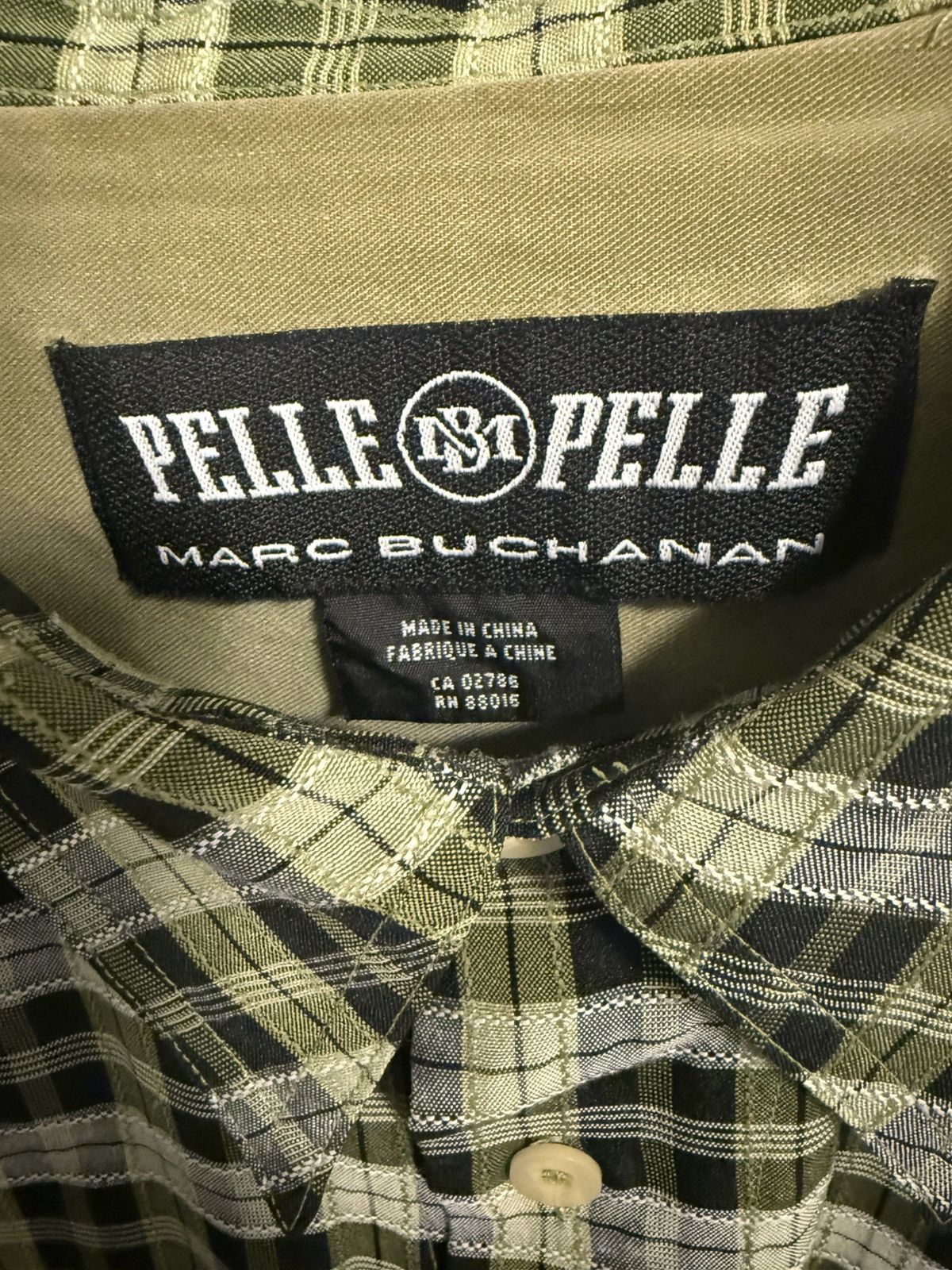 Pelle Pelle Pelle Pelle Green Dress Shirt Size US XXL / EU 58 / 5 - 3 Thumbnail