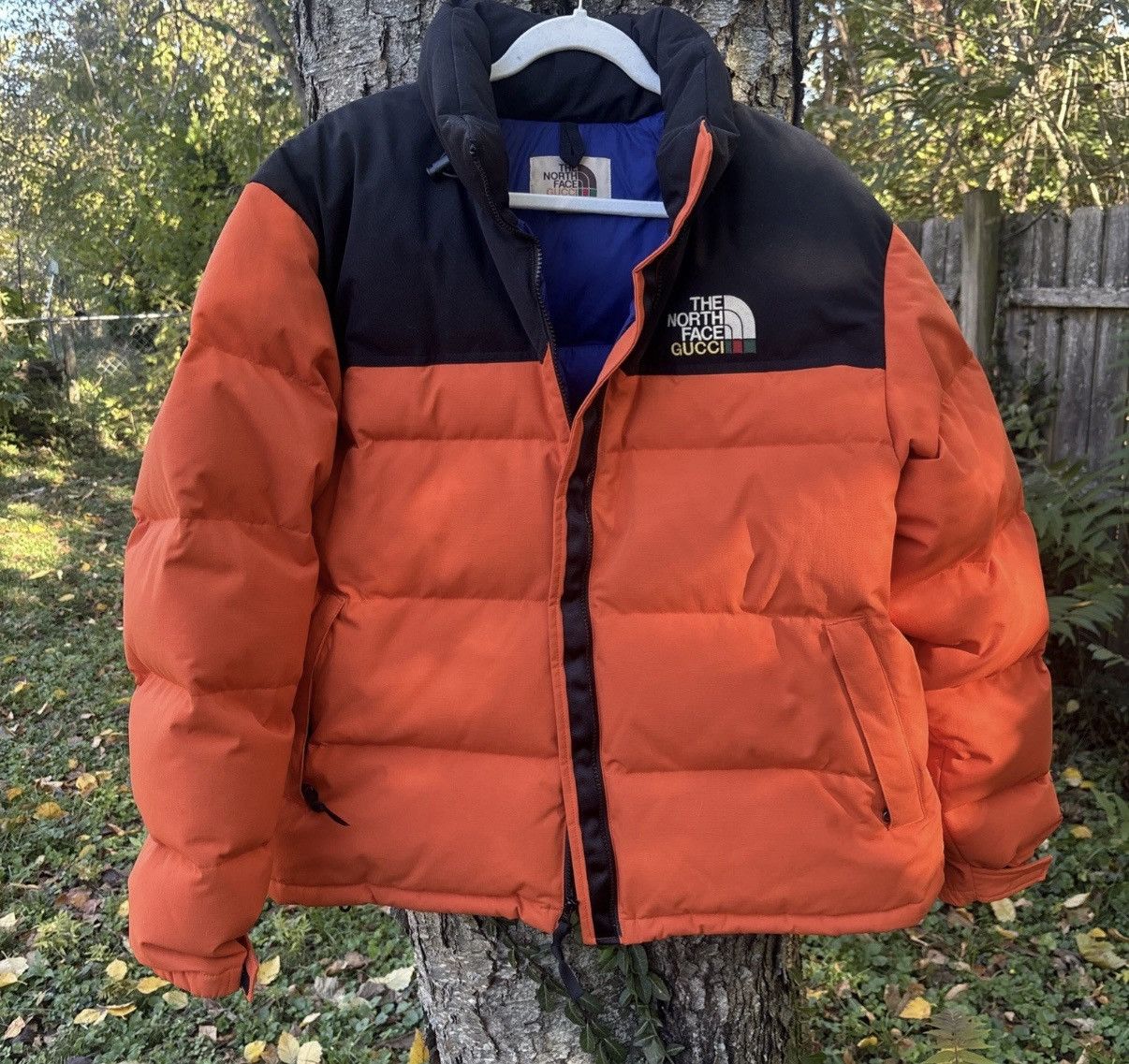 Gucci × The North Face Rare The North Face Gucci Orange Jacket Size US XL / EU 56 / 4 - 1 Thumbnail