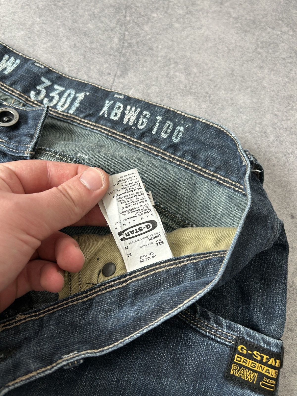 G-Star Vintage G-Star Raw Men Jack Pant jeans size 32/34 Size US 32 / EU 48 - 4 Thumbnail