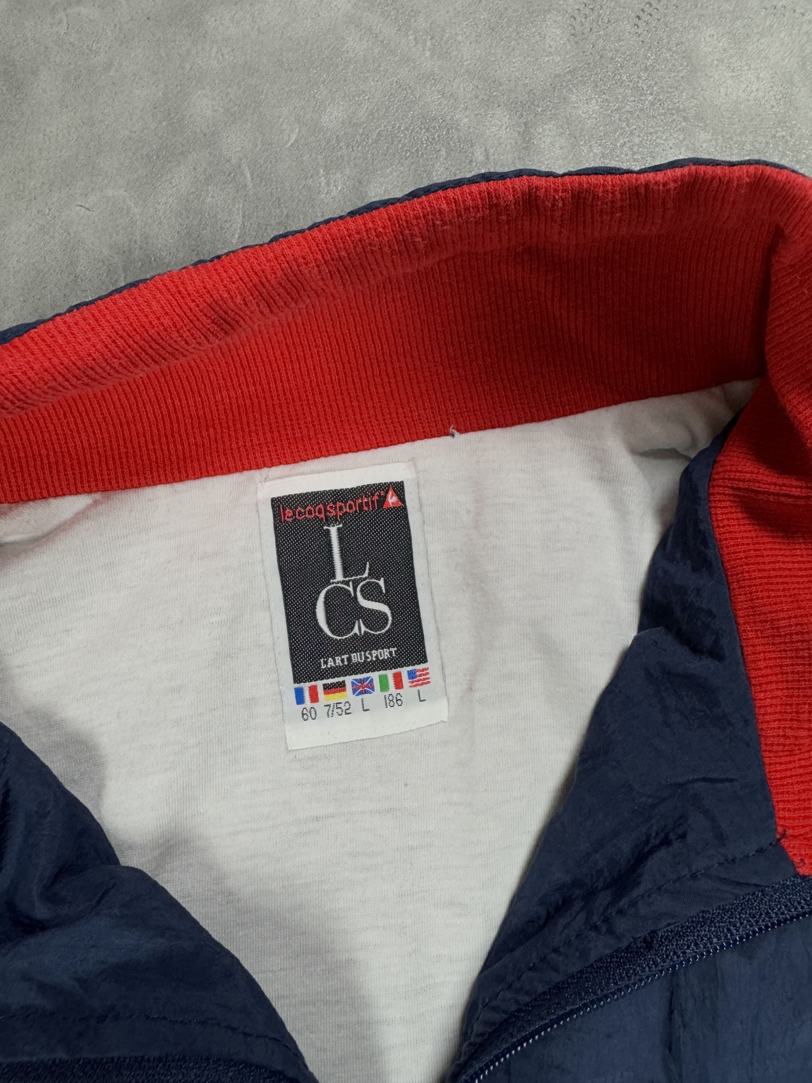 Le Coq Sportif × Vintage Le Coq Sportif windbreaker jacket boxy vintage retro 90s y2k Size US L / EU 52-54 / 3 - 14 Thumbnail