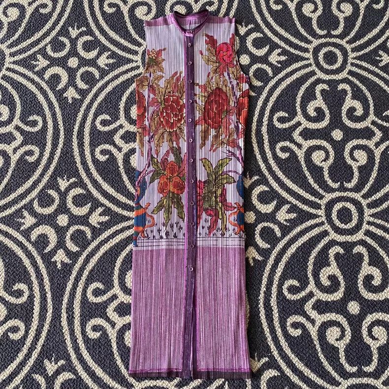 Issey Miyake Issey Miyake Pleats Please Vintage Dress - dmc Size US 30 / EU 46 - 1 Thumbnail