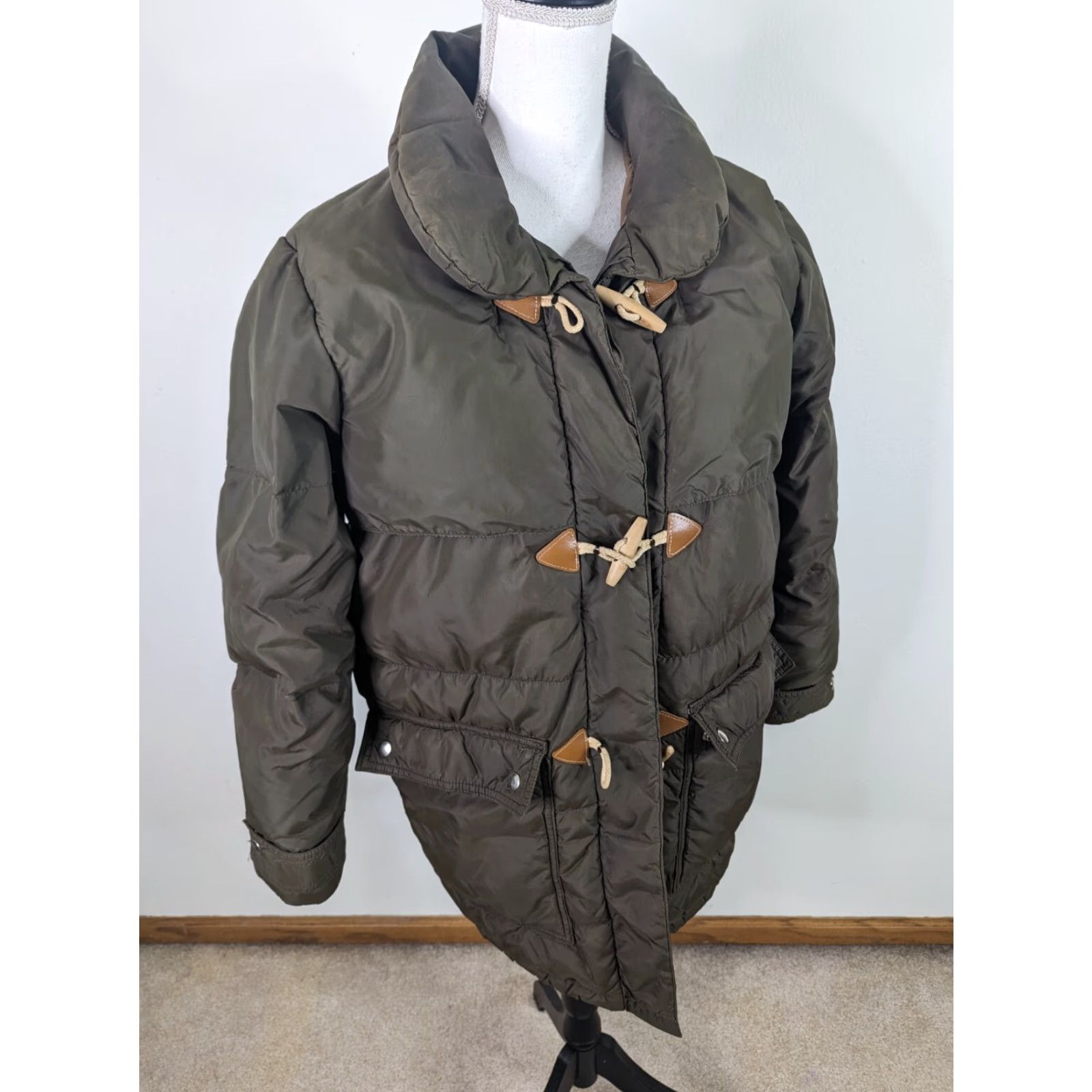 Vintage **VINTAGE 80s Women's Green Quilted Puffer Medium Jacket** User: VINTAGE 80s Women's Green Quilted Puffer Medium Jacket Size M / US 6-8 / IT 42-44 - 2 Thumbnail