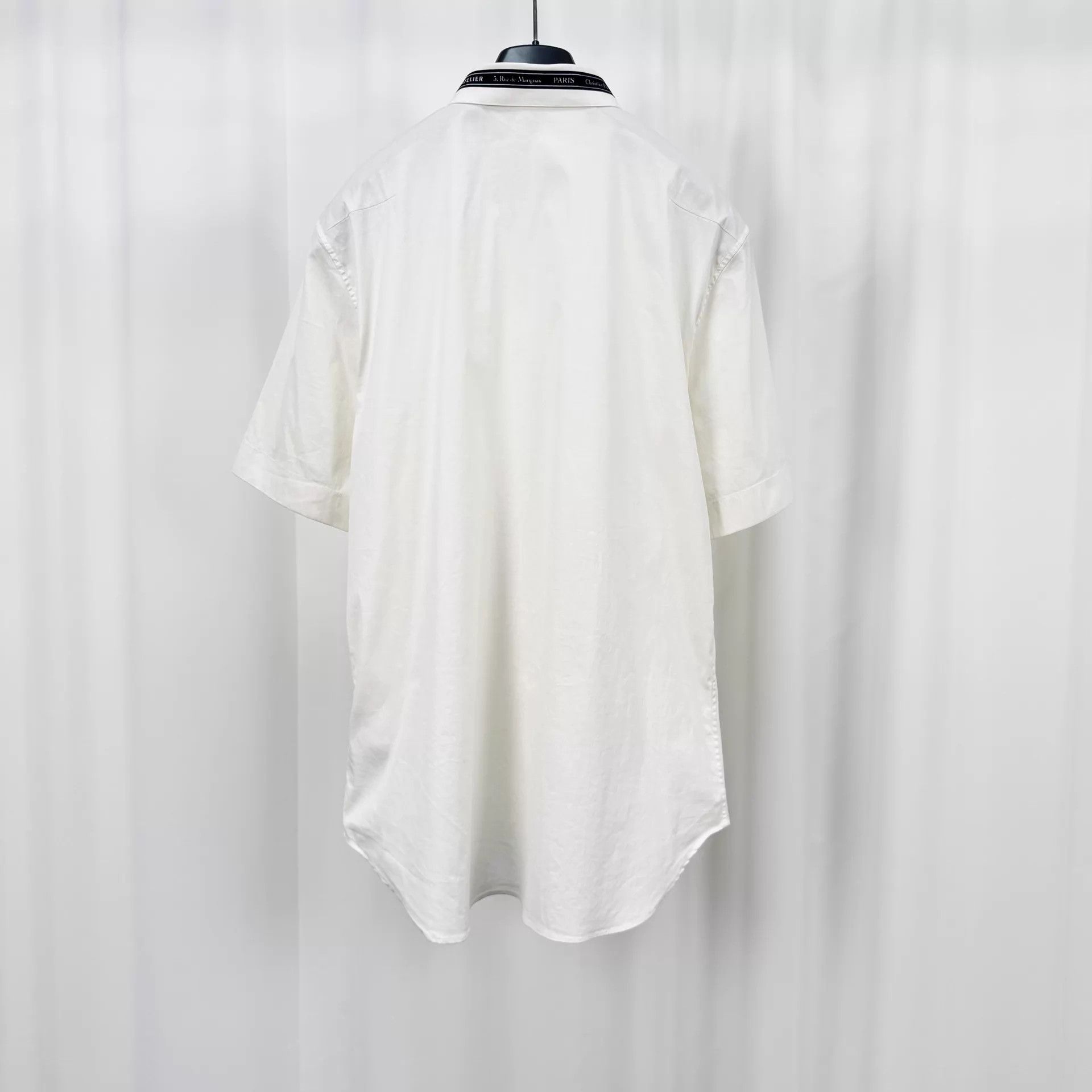 Dior Dior Neck Logo Short Sleeve Shirt 42 98new KL11268 Size US L / EU 52-54 / 3 - 2 Thumbnail