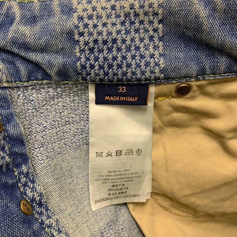 Louis Vuitton Louis Vuitton Checker Jeans Size US 33 - 4 Thumbnail