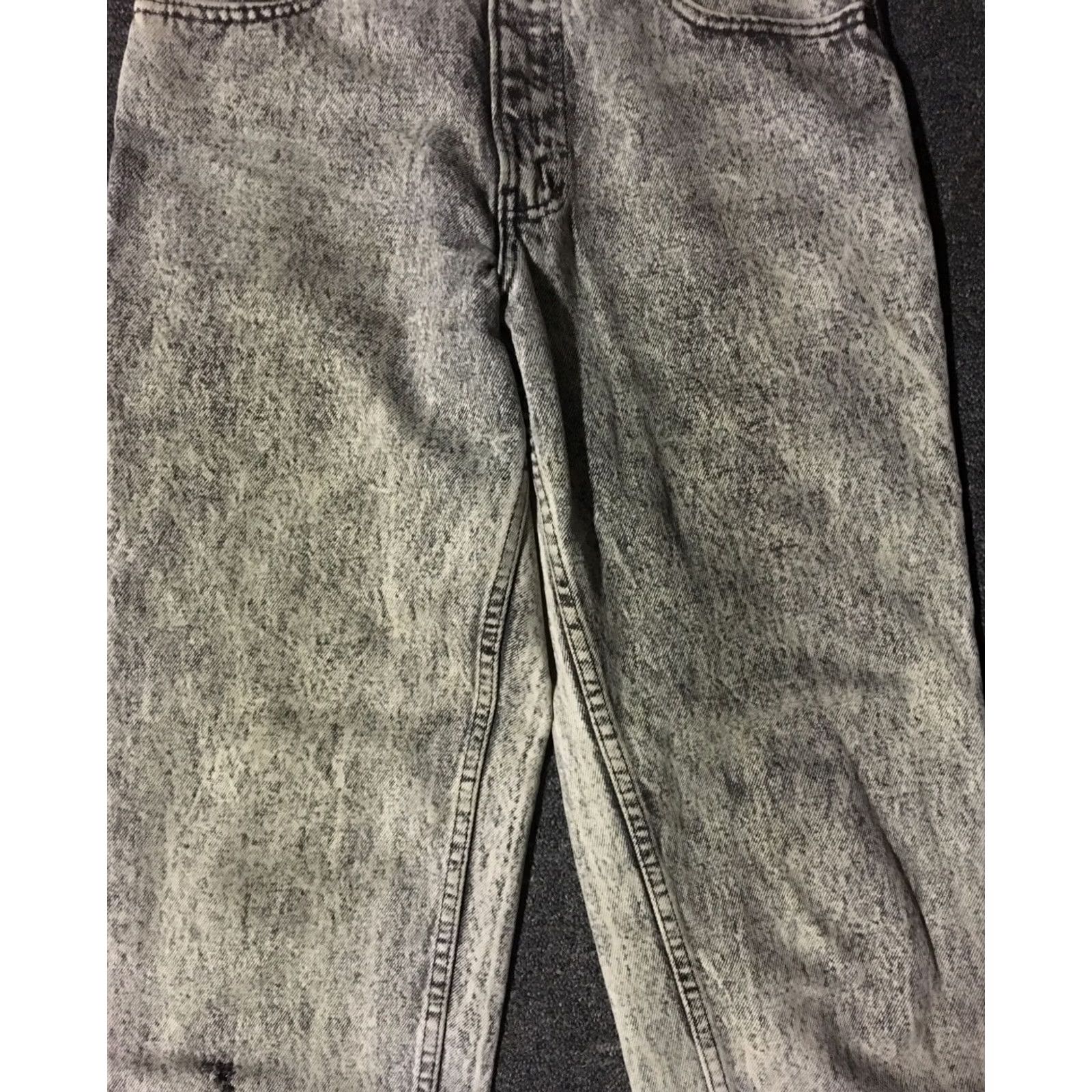 Levi's VINTAGE Levi's Jeans 550 Acid Wash Gray 28/31 USA 80s 90s Grunge Punk Trucker Rock Retro Mens Jeans Size US 28 / EU 44 - 7 Thumbnail