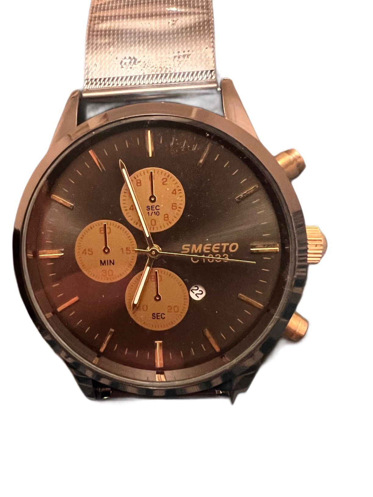 Other Black/Grey and Gold Smeeto Watch Size ONE SIZE - 2 Thumbnail