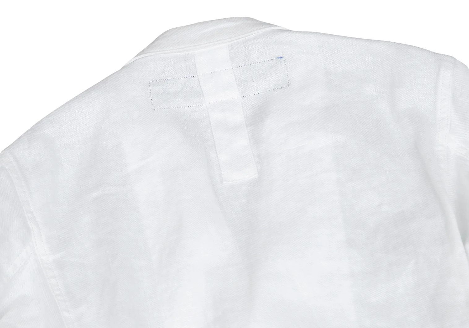 Junya Watanabe Hickory G-Jacket with Linen Switch in Blue and White XS Size US XS / EU 42 / 0 - 12 Thumbnail