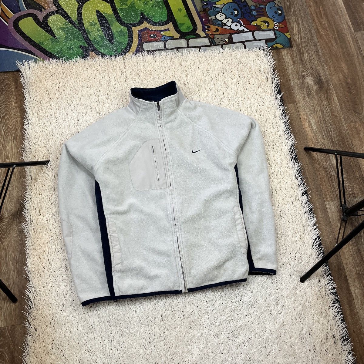 Nike Vintage NIKE FLEECE SHERPA JACKET Teddy Size US XL / EU 56 / 4 - 1 Thumbnail