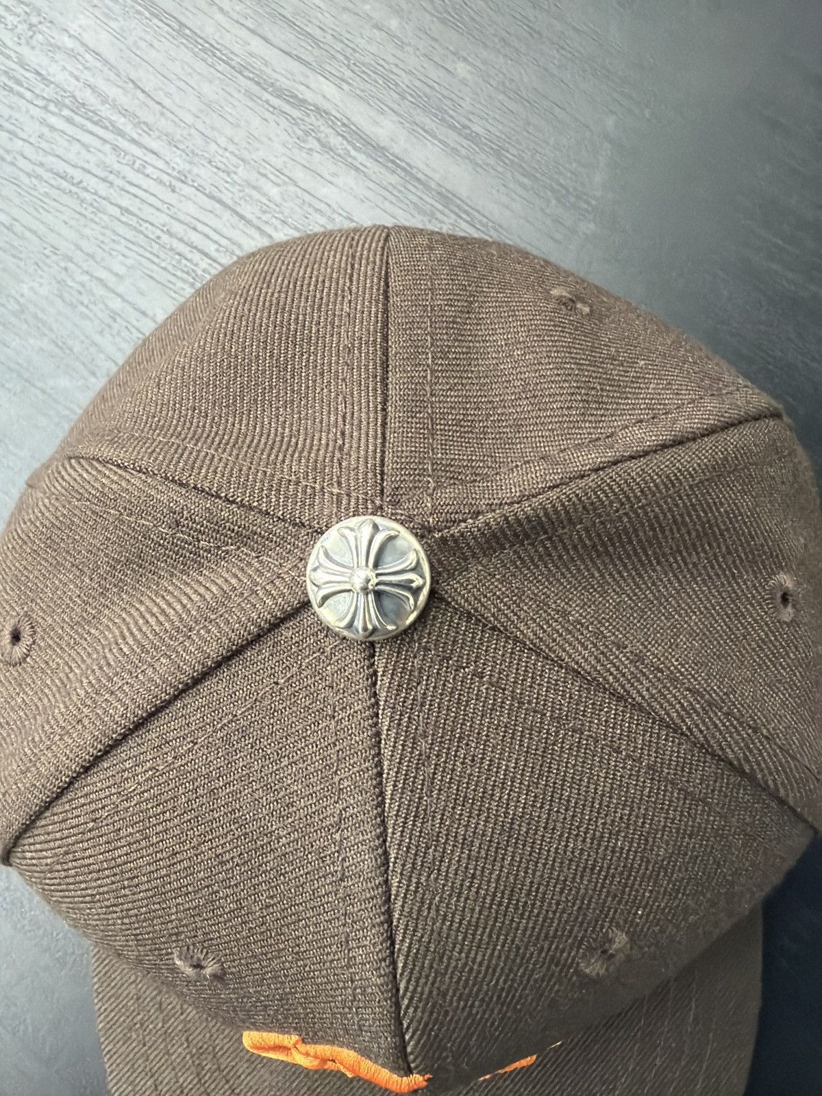 Chrome Hearts Chrome Heart CH Baseball Cap Brown Size ONE SIZE - 3 Thumbnail