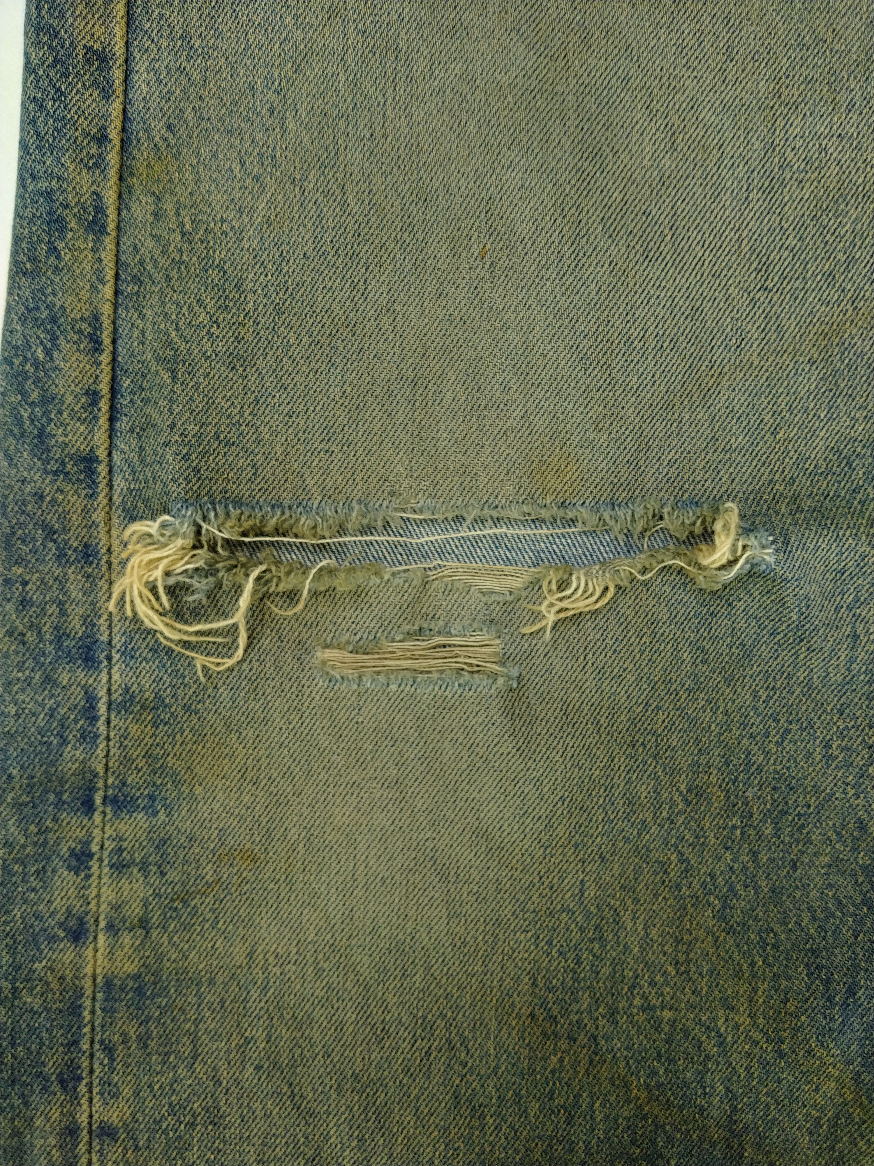 Levi's 80s Rusty Blue Vintage Levi's 501 Denim 36x29.5 -JN680 Size US 36 / EU 52 - 14 Thumbnail
