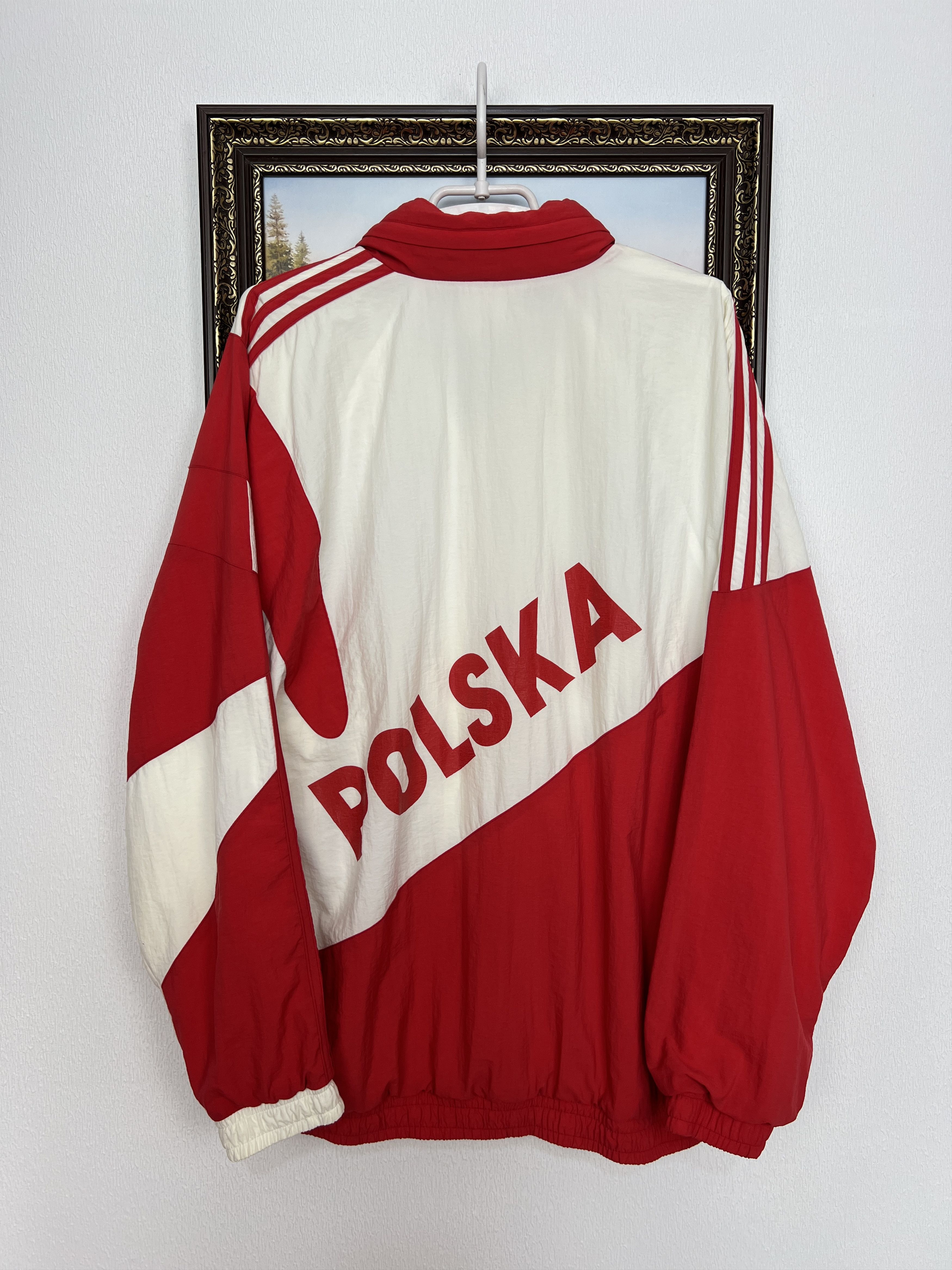 Adidas Vintage Poland Football Jacket Soccer Track Top National Size US M / EU 48-50 / 2 - 11 Thumbnail