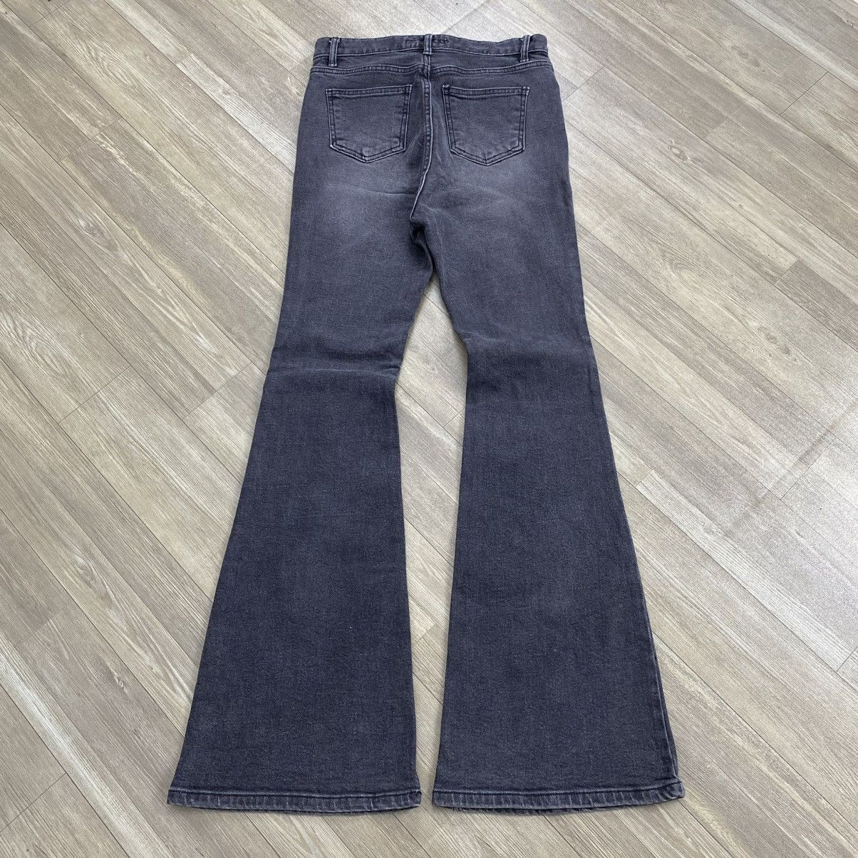Japanese Brand 2000s Light And Salt Black Washed Y2K Lgb Style Flared Jeans Size US 27 - 12 Thumbnail